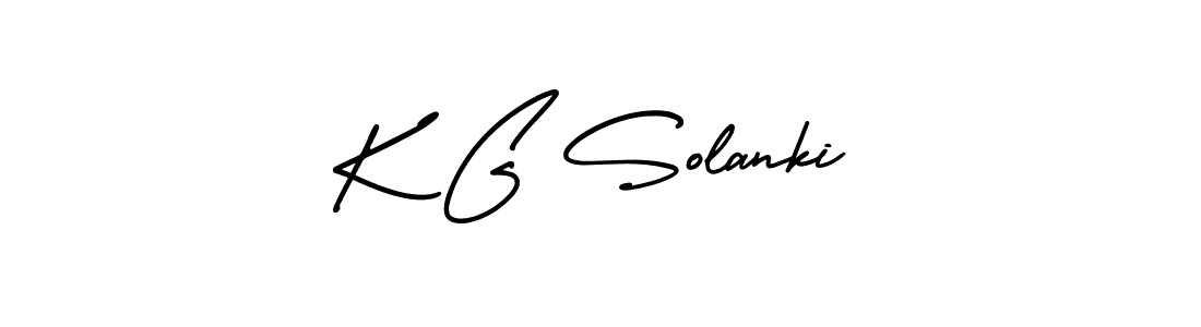 Create a beautiful signature design for name K G Solanki. With this signature (AmerikaSignatureDemo-Regular) fonts, you can make a handwritten signature for free. K G Solanki signature style 3 images and pictures png