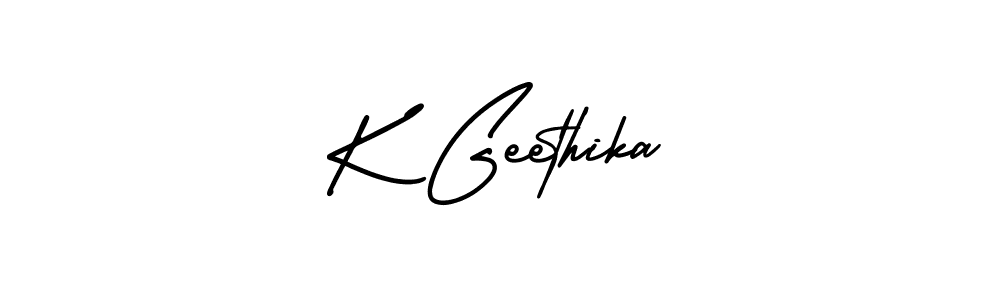 Best and Professional Signature Style for K Geethika. AmerikaSignatureDemo-Regular Best Signature Style Collection. K Geethika signature style 3 images and pictures png