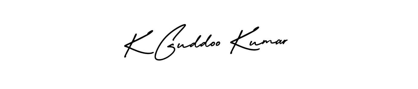 if you are searching for the best signature style for your name K Guddoo Kumar. so please give up your signature search. here we have designed multiple signature styles  using AmerikaSignatureDemo-Regular. K Guddoo Kumar signature style 3 images and pictures png