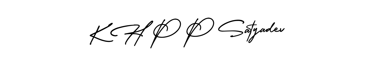 AmerikaSignatureDemo-Regular is a professional signature style that is perfect for those who want to add a touch of class to their signature. It is also a great choice for those who want to make their signature more unique. Get K H P P Satyadev name to fancy signature for free. K H P P Satyadev signature style 3 images and pictures png