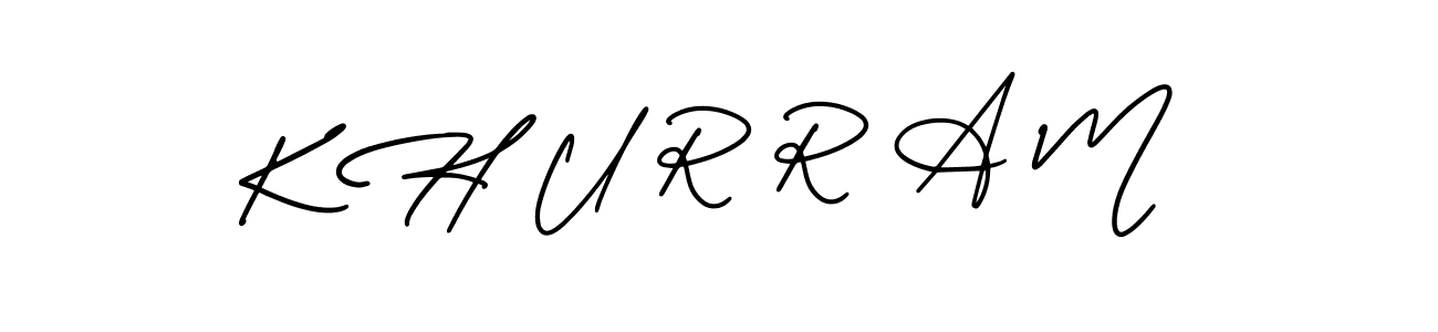 Once you've used our free online signature maker to create your best signature AmerikaSignatureDemo-Regular style, it's time to enjoy all of the benefits that K H U R R A M name signing documents. K H U R R A M signature style 3 images and pictures png