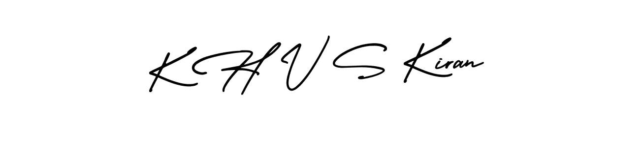 Check out images of Autograph of K H V S Kiran name. Actor K H V S Kiran Signature Style. AmerikaSignatureDemo-Regular is a professional sign style online. K H V S Kiran signature style 3 images and pictures png
