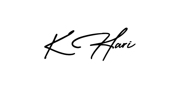 Also we have K Hari name is the best signature style. Create professional handwritten signature collection using AmerikaSignatureDemo-Regular autograph style. K Hari signature style 3 images and pictures png