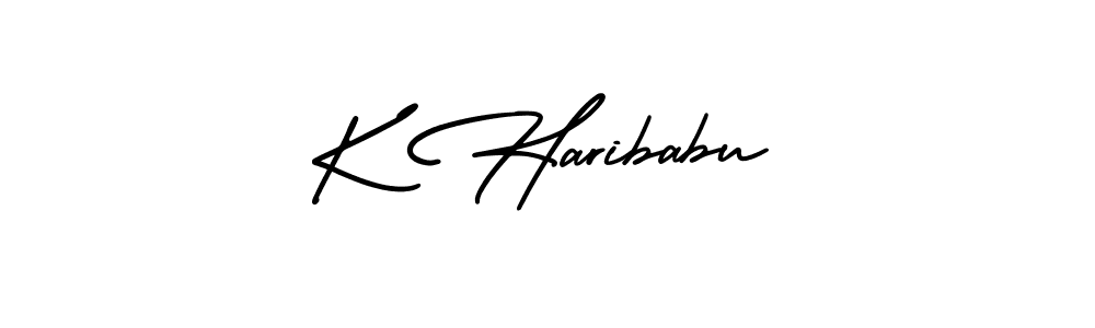 Similarly AmerikaSignatureDemo-Regular is the best handwritten signature design. Signature creator online .You can use it as an online autograph creator for name K Haribabu. K Haribabu signature style 3 images and pictures png