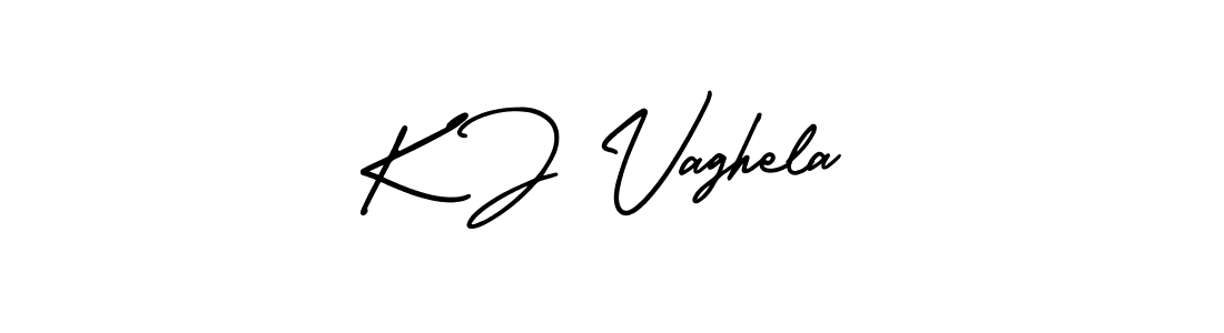 Make a short K J Vaghela signature style. Manage your documents anywhere anytime using AmerikaSignatureDemo-Regular. Create and add eSignatures, submit forms, share and send files easily. K J Vaghela signature style 3 images and pictures png