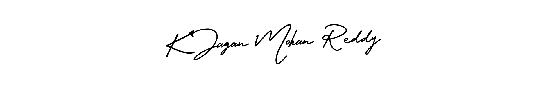 Make a beautiful signature design for name K Jagan Mohan Reddy. With this signature (AmerikaSignatureDemo-Regular) style, you can create a handwritten signature for free. K Jagan Mohan Reddy signature style 3 images and pictures png