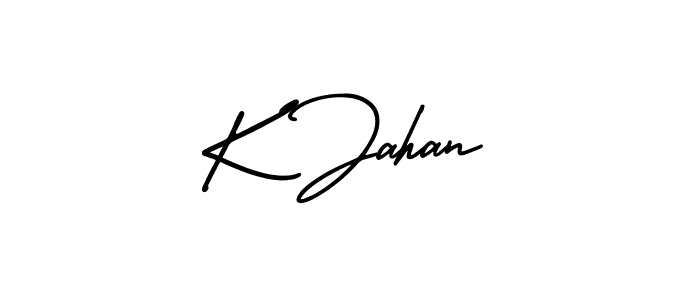 if you are searching for the best signature style for your name K Jahan. so please give up your signature search. here we have designed multiple signature styles  using AmerikaSignatureDemo-Regular. K Jahan signature style 3 images and pictures png