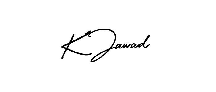 Best and Professional Signature Style for K Jawad. AmerikaSignatureDemo-Regular Best Signature Style Collection. K Jawad signature style 3 images and pictures png