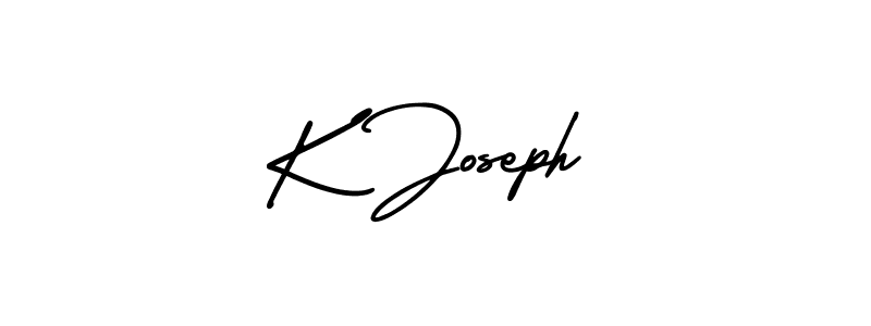 Check out images of Autograph of K Joseph name. Actor K Joseph Signature Style. AmerikaSignatureDemo-Regular is a professional sign style online. K Joseph signature style 3 images and pictures png