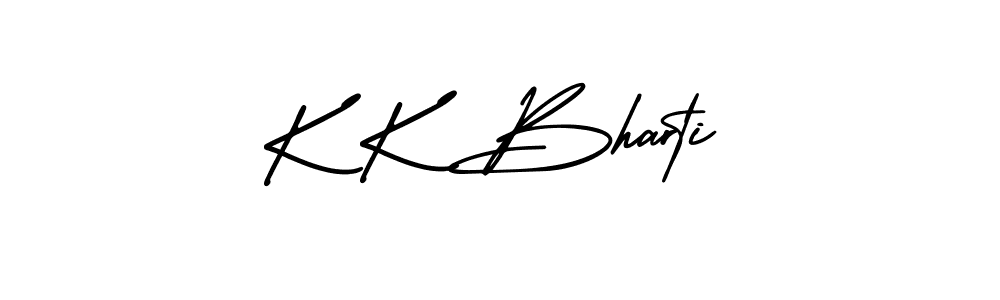 Also You can easily find your signature by using the search form. We will create K K Bharti name handwritten signature images for you free of cost using AmerikaSignatureDemo-Regular sign style. K K Bharti signature style 3 images and pictures png