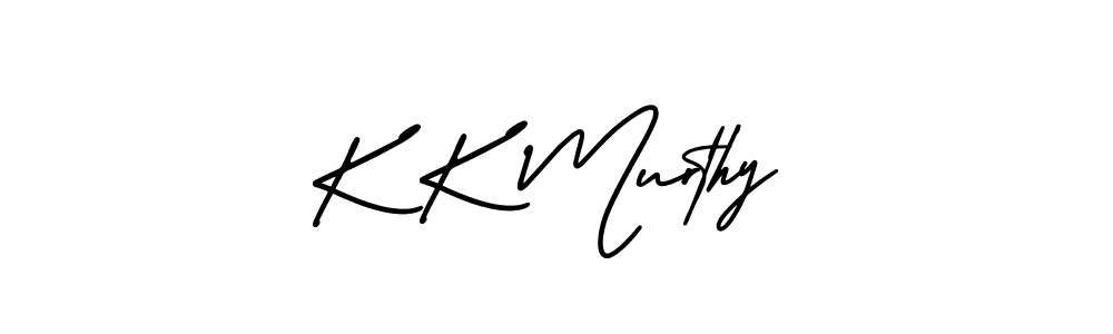 You should practise on your own different ways (AmerikaSignatureDemo-Regular) to write your name (K K Murthy) in signature. don't let someone else do it for you. K K Murthy signature style 3 images and pictures png