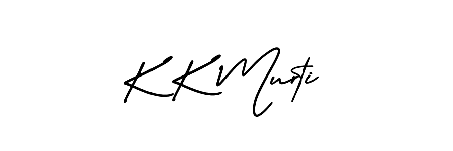 Use a signature maker to create a handwritten signature online. With this signature software, you can design (AmerikaSignatureDemo-Regular) your own signature for name K K Murti. K K Murti signature style 3 images and pictures png