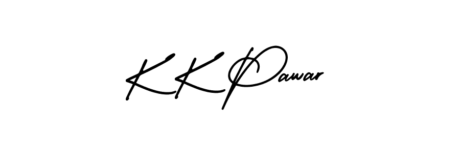 Design your own signature with our free online signature maker. With this signature software, you can create a handwritten (AmerikaSignatureDemo-Regular) signature for name K K Pawar. K K Pawar signature style 3 images and pictures png