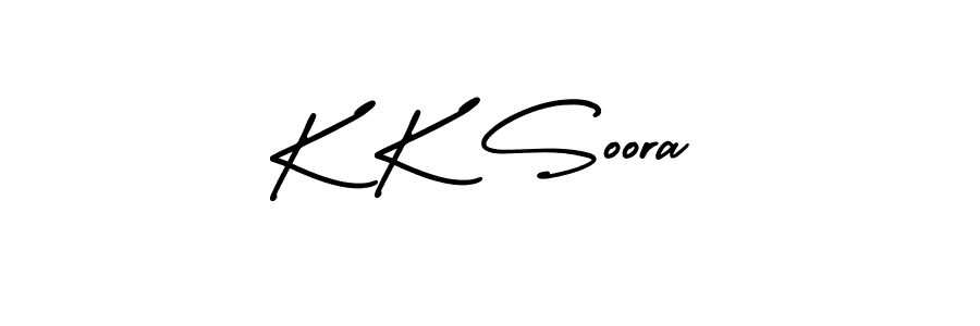 How to Draw K K Soora signature style? AmerikaSignatureDemo-Regular is a latest design signature styles for name K K Soora. K K Soora signature style 3 images and pictures png