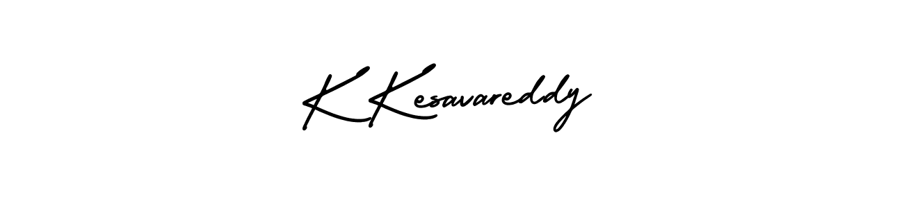 K Kesavareddy stylish signature style. Best Handwritten Sign (AmerikaSignatureDemo-Regular) for my name. Handwritten Signature Collection Ideas for my name K Kesavareddy. K Kesavareddy signature style 3 images and pictures png