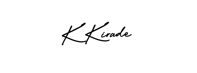 Also You can easily find your signature by using the search form. We will create K Kirade name handwritten signature images for you free of cost using AmerikaSignatureDemo-Regular sign style. K Kirade signature style 3 images and pictures png