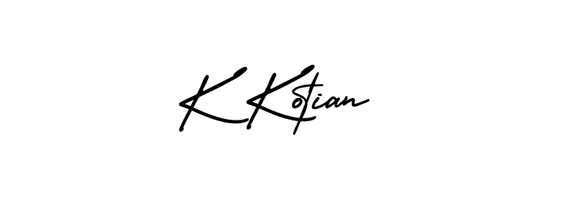 Check out images of Autograph of K Kotian name. Actor K Kotian Signature Style. AmerikaSignatureDemo-Regular is a professional sign style online. K Kotian signature style 3 images and pictures png