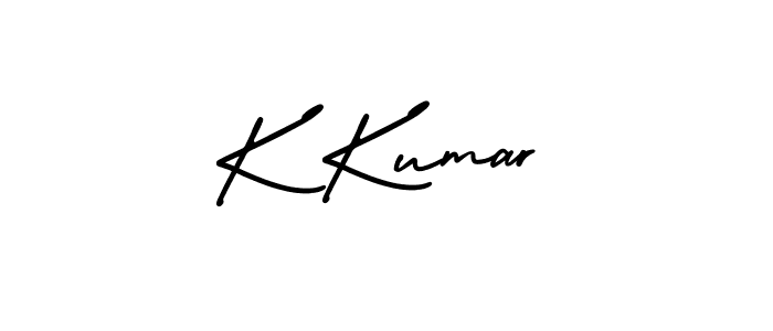 if you are searching for the best signature style for your name K Kumar. so please give up your signature search. here we have designed multiple signature styles  using AmerikaSignatureDemo-Regular. K Kumar signature style 3 images and pictures png