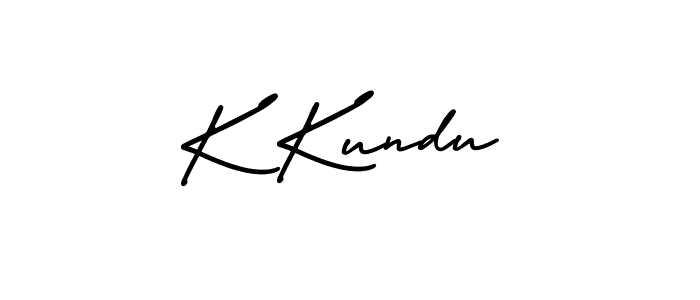 How to Draw K Kundu signature style? AmerikaSignatureDemo-Regular is a latest design signature styles for name K Kundu. K Kundu signature style 3 images and pictures png