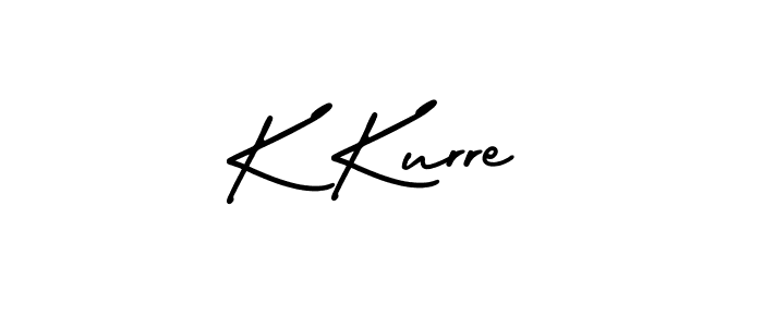 The best way (AmerikaSignatureDemo-Regular) to make a short signature is to pick only two or three words in your name. The name K Kurre include a total of six letters. For converting this name. K Kurre signature style 3 images and pictures png