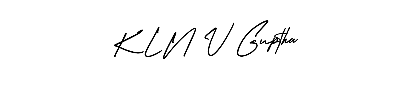 How to Draw K L N V Guptha signature style? AmerikaSignatureDemo-Regular is a latest design signature styles for name K L N V Guptha. K L N V Guptha signature style 3 images and pictures png