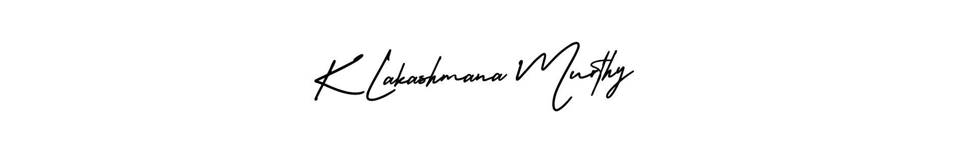 Also You can easily find your signature by using the search form. We will create K Lakashmana Murthy name handwritten signature images for you free of cost using AmerikaSignatureDemo-Regular sign style. K Lakashmana Murthy signature style 3 images and pictures png