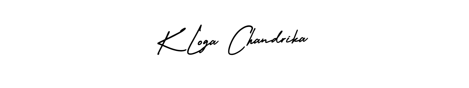 Make a short K Loga Chandrika signature style. Manage your documents anywhere anytime using AmerikaSignatureDemo-Regular. Create and add eSignatures, submit forms, share and send files easily. K Loga Chandrika signature style 3 images and pictures png