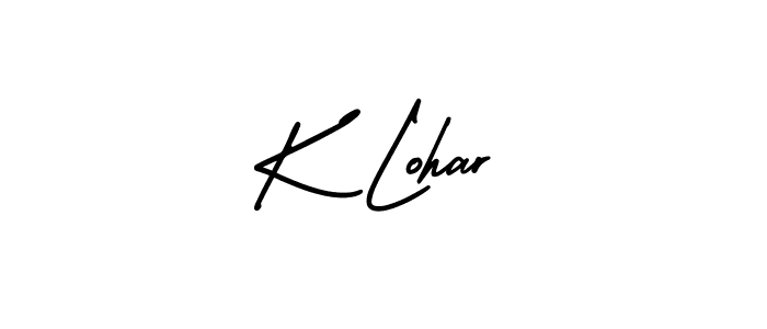 Also You can easily find your signature by using the search form. We will create K Lohar name handwritten signature images for you free of cost using AmerikaSignatureDemo-Regular sign style. K Lohar signature style 3 images and pictures png