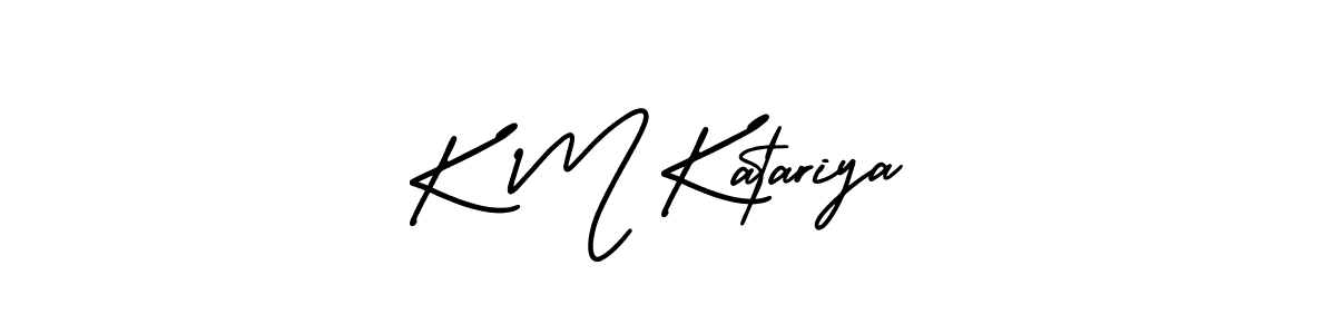 Similarly AmerikaSignatureDemo-Regular is the best handwritten signature design. Signature creator online .You can use it as an online autograph creator for name K M Katariya. K M Katariya signature style 3 images and pictures png