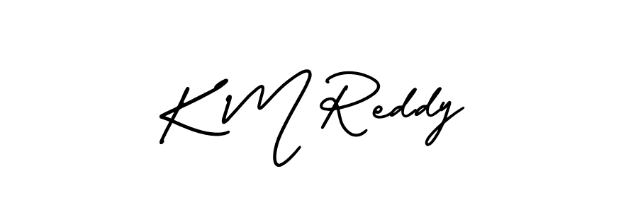 How to Draw K M Reddy signature style? AmerikaSignatureDemo-Regular is a latest design signature styles for name K M Reddy. K M Reddy signature style 3 images and pictures png