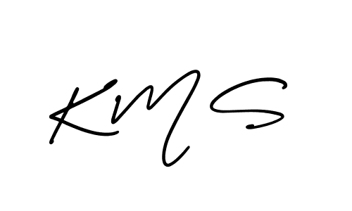 AmerikaSignatureDemo-Regular is a professional signature style that is perfect for those who want to add a touch of class to their signature. It is also a great choice for those who want to make their signature more unique. Get K M S name to fancy signature for free. K M S signature style 3 images and pictures png