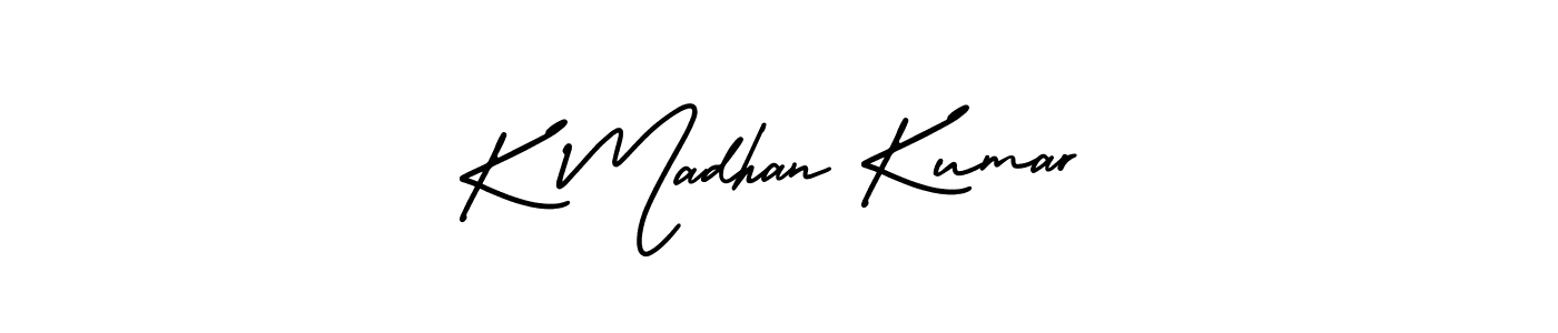K Madhan Kumar stylish signature style. Best Handwritten Sign (AmerikaSignatureDemo-Regular) for my name. Handwritten Signature Collection Ideas for my name K Madhan Kumar. K Madhan Kumar signature style 3 images and pictures png