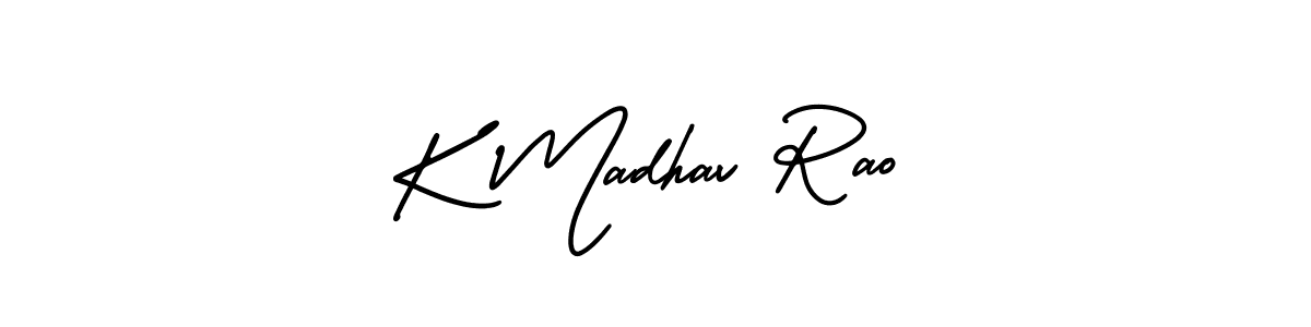 Also we have K Madhav Rao name is the best signature style. Create professional handwritten signature collection using AmerikaSignatureDemo-Regular autograph style. K Madhav Rao signature style 3 images and pictures png