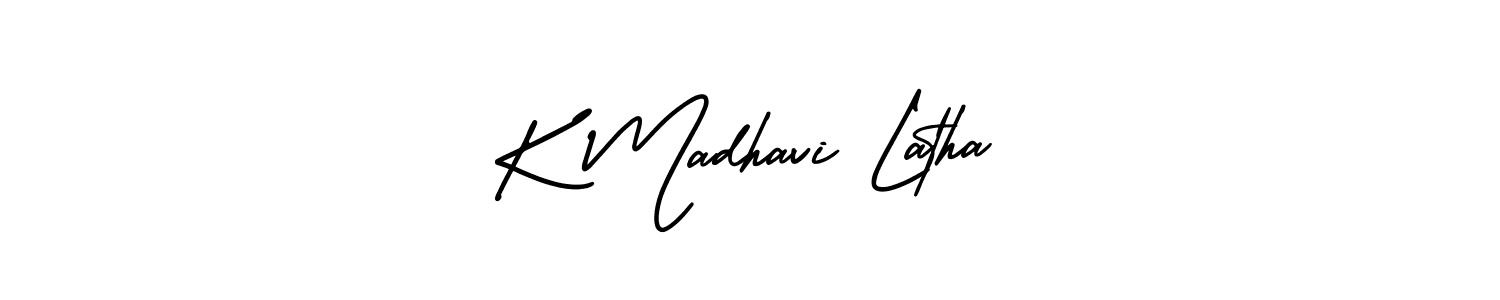 Also You can easily find your signature by using the search form. We will create K Madhavi Latha name handwritten signature images for you free of cost using AmerikaSignatureDemo-Regular sign style. K Madhavi Latha signature style 3 images and pictures png