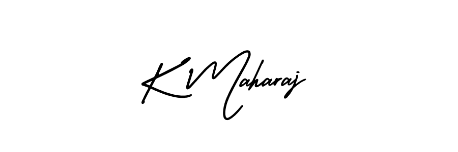 AmerikaSignatureDemo-Regular is a professional signature style that is perfect for those who want to add a touch of class to their signature. It is also a great choice for those who want to make their signature more unique. Get K Maharaj name to fancy signature for free. K Maharaj signature style 3 images and pictures png