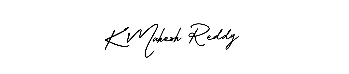AmerikaSignatureDemo-Regular is a professional signature style that is perfect for those who want to add a touch of class to their signature. It is also a great choice for those who want to make their signature more unique. Get K Mahesh Reddy name to fancy signature for free. K Mahesh Reddy signature style 3 images and pictures png
