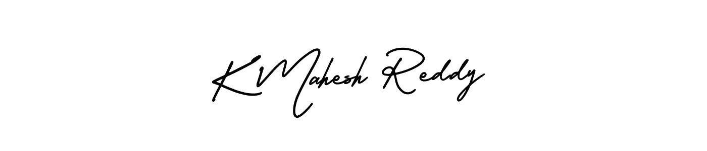 How to make K Mahesh Reddy signature? AmerikaSignatureDemo-Regular is a professional autograph style. Create handwritten signature for K Mahesh Reddy name. K Mahesh Reddy signature style 3 images and pictures png