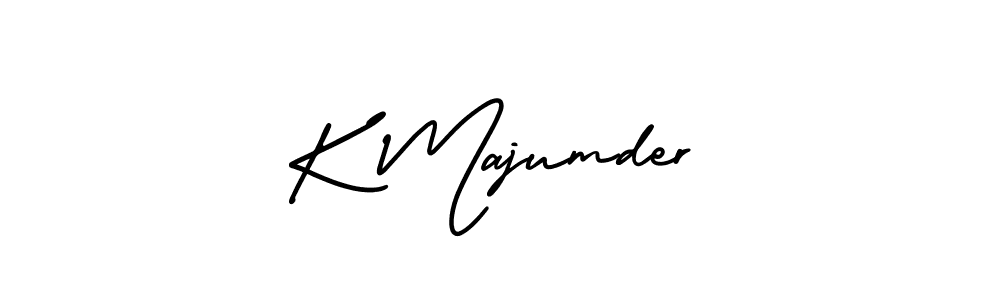 Create a beautiful signature design for name K Majumder. With this signature (AmerikaSignatureDemo-Regular) fonts, you can make a handwritten signature for free. K Majumder signature style 3 images and pictures png