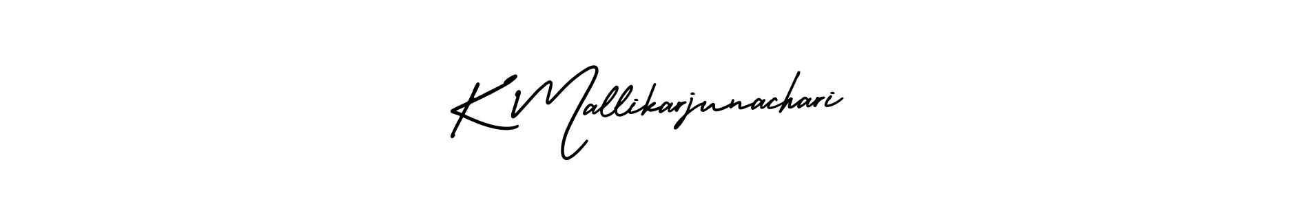 It looks lik you need a new signature style for name K Mallikarjunachari. Design unique handwritten (AmerikaSignatureDemo-Regular) signature with our free signature maker in just a few clicks. K Mallikarjunachari signature style 3 images and pictures png