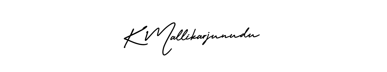 The best way (AmerikaSignatureDemo-Regular) to make a short signature is to pick only two or three words in your name. The name K Mallikarjunudu include a total of six letters. For converting this name. K Mallikarjunudu signature style 3 images and pictures png