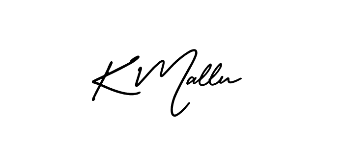 Similarly AmerikaSignatureDemo-Regular is the best handwritten signature design. Signature creator online .You can use it as an online autograph creator for name K Mallu. K Mallu signature style 3 images and pictures png
