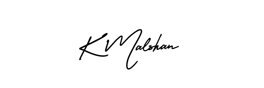 Best and Professional Signature Style for K Malshan. AmerikaSignatureDemo-Regular Best Signature Style Collection. K Malshan signature style 3 images and pictures png