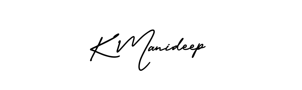 Similarly AmerikaSignatureDemo-Regular is the best handwritten signature design. Signature creator online .You can use it as an online autograph creator for name K Manideep. K Manideep signature style 3 images and pictures png