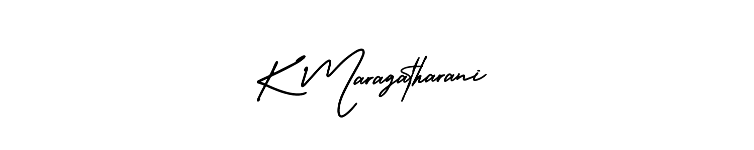 Use a signature maker to create a handwritten signature online. With this signature software, you can design (AmerikaSignatureDemo-Regular) your own signature for name K Maragatharani. K Maragatharani signature style 3 images and pictures png