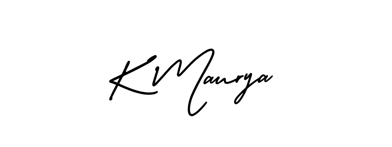 if you are searching for the best signature style for your name K Maurya. so please give up your signature search. here we have designed multiple signature styles  using AmerikaSignatureDemo-Regular. K Maurya signature style 3 images and pictures png