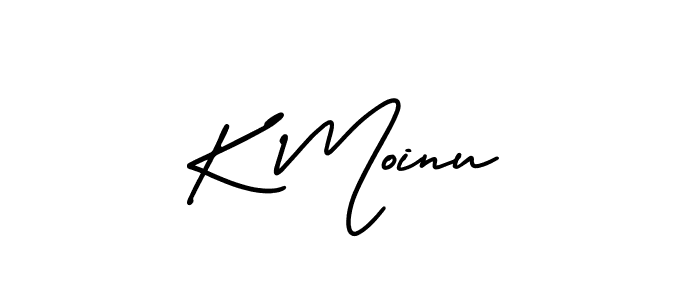 Best and Professional Signature Style for K Moinu. AmerikaSignatureDemo-Regular Best Signature Style Collection. K Moinu signature style 3 images and pictures png