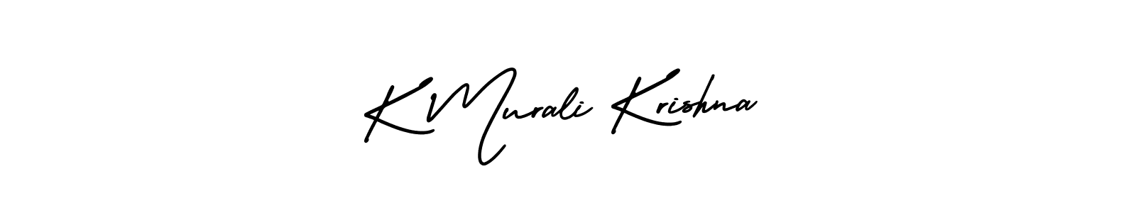 Similarly AmerikaSignatureDemo-Regular is the best handwritten signature design. Signature creator online .You can use it as an online autograph creator for name K Murali Krishna. K Murali Krishna signature style 3 images and pictures png