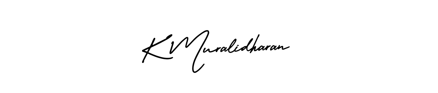 Design your own signature with our free online signature maker. With this signature software, you can create a handwritten (AmerikaSignatureDemo-Regular) signature for name K Muralidharan. K Muralidharan signature style 3 images and pictures png