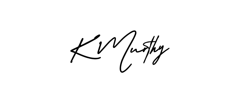 if you are searching for the best signature style for your name K Murthy. so please give up your signature search. here we have designed multiple signature styles  using AmerikaSignatureDemo-Regular. K Murthy signature style 3 images and pictures png