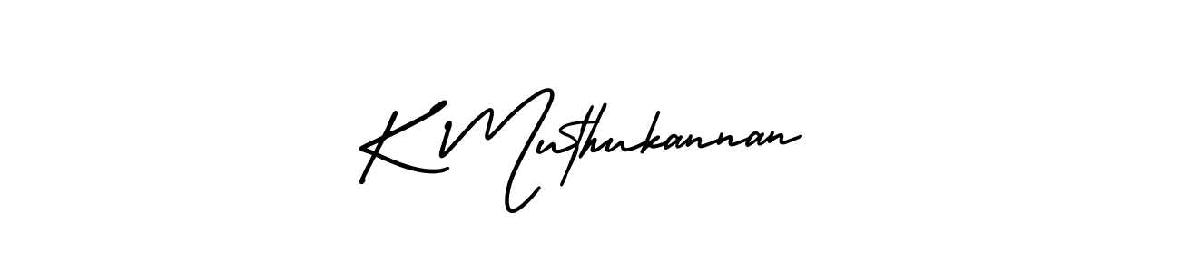 Use a signature maker to create a handwritten signature online. With this signature software, you can design (AmerikaSignatureDemo-Regular) your own signature for name K Muthukannan. K Muthukannan signature style 3 images and pictures png